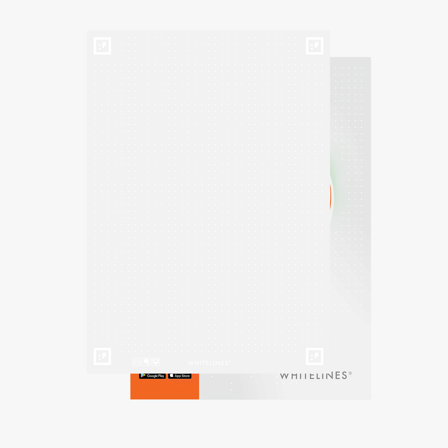 Whitelines Revelations B5 Dotted Notebook perfect for writing, sketching, journaling, drawing, working and studying effectively