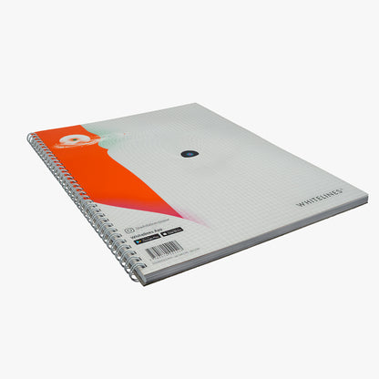 Whitelines Revelations A4 Graphed/Squared Notebook perfect for writing, sketching, journaling, drawing, working and studying effectively