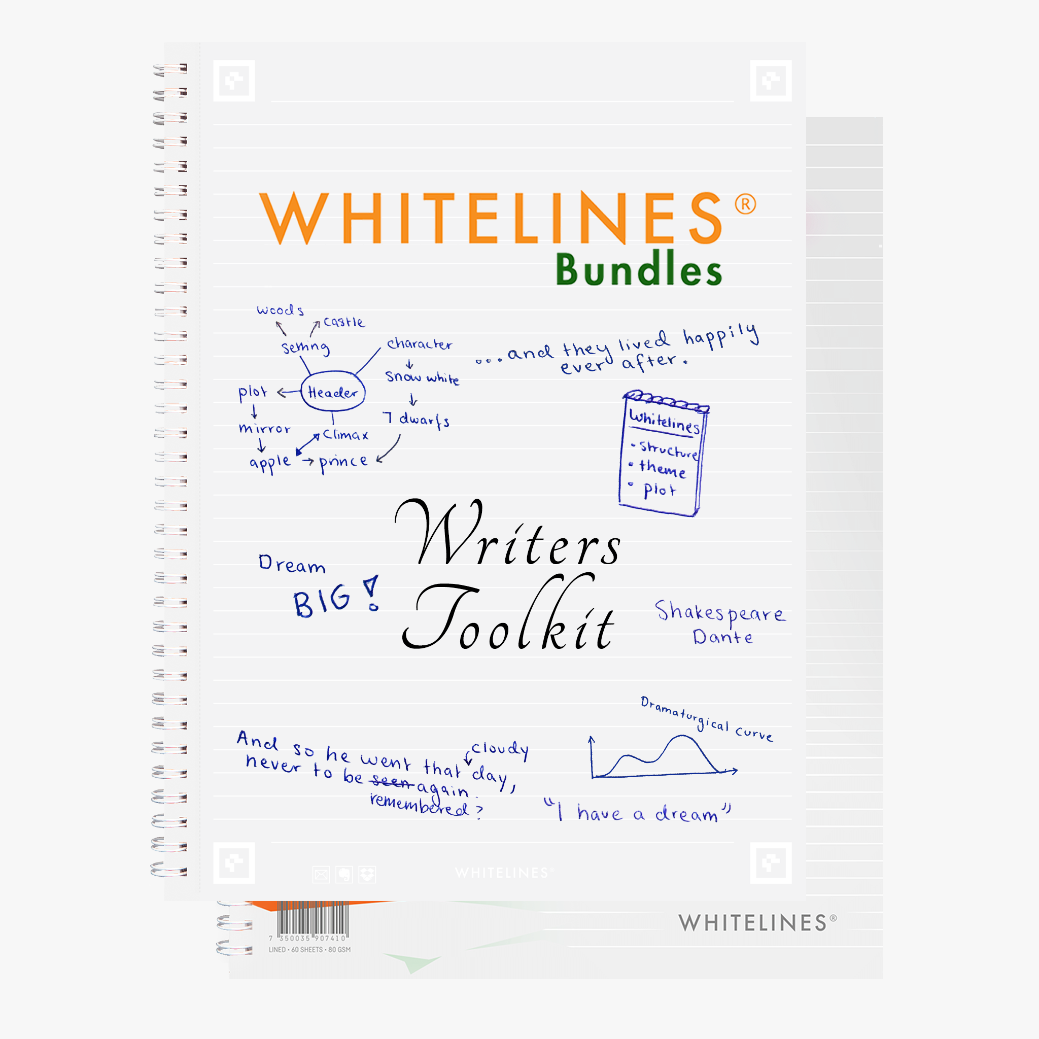 Notebook Toolkit Whitelines Writers Toolkit Bundle - Notebooks